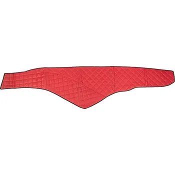 autokoberec Koženka na palubní desku MB Actros MP4, červená