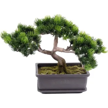 umělá květina Umělý strom Borovice bonsai, 22cm