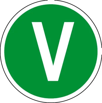 Štítek EURO 5, samolepka 210mm