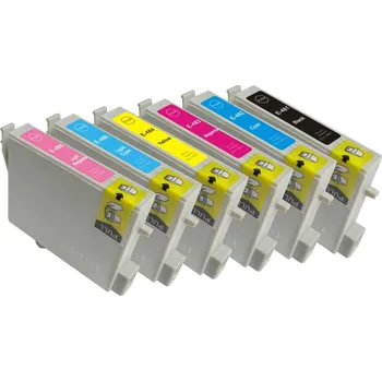 Sada kompatibilních cartridge s EPSON T0487 - obsahuje T0481-T0486