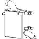 Tlumič výfuku RVI Magnum 98-01, euro 2