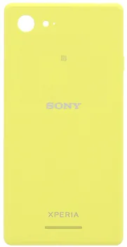 Náhradní kryt pro mobilní telefon Originální Sony zadní kryt pro Xperia Z5 Compact žlutý