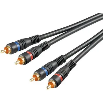 Audio kabel Kabeláž 2x Cinch - 2x Cinch 5m