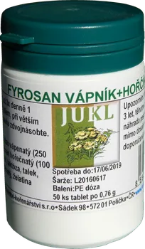 Jukl Fyrosan Vápník + Hořčík 50 tbl.