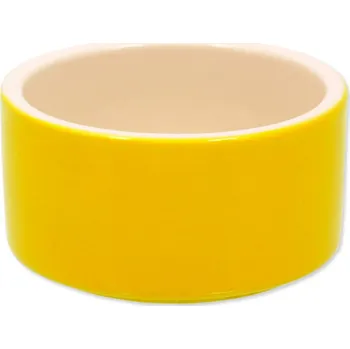 miska pro malé zvíře Small Animals Miska SMALL ANIMAL keramická pro králíky 10cm - žlutá