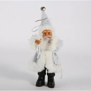 Vánoční dekorace IDARY Santa Claus - bílý 22cm