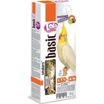 Krmivo pro ptáka Lolo Pets LOLO SMAKERS 2 klasy s kiwi pro korely 90g