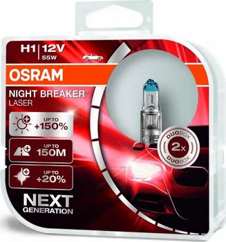 Autožárovka Osram NBL Next Generation H1 12V 55W P14,5s 2 ks 
