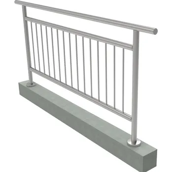 Nerezové zábradlí vertikálni, VR, L2000mm, D42,4/d12/