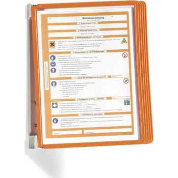 Kancelářský nábytek VARIO WALL 5 - Oranžové kapsy