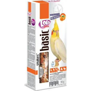 Krmivo pro ptáka Lolo Pets LOLO SMAKERS 2 klasy pomerančové pro korely 90g