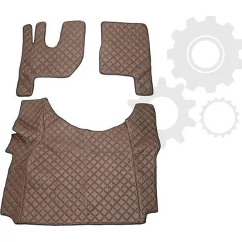 autokoberec Kožené koberce Renault T - vysoký tunel, hnědé