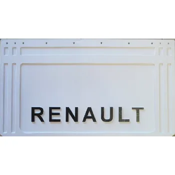 Zadní zástěrka RENAULT - bílá