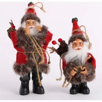 Vánoční dekorace IDARY Santa Claus - červený 22cm