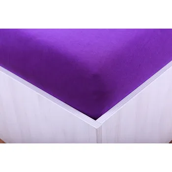 Prostěradlo Teptex Prostěradlo jersey s lycrou fialové 90, 140, 160,180x200 cm - Prostěradlo jersey s lycrou fialové 90x200 cm
