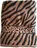 JAHU Zebra osuška 70 x 140 cm, hnědá