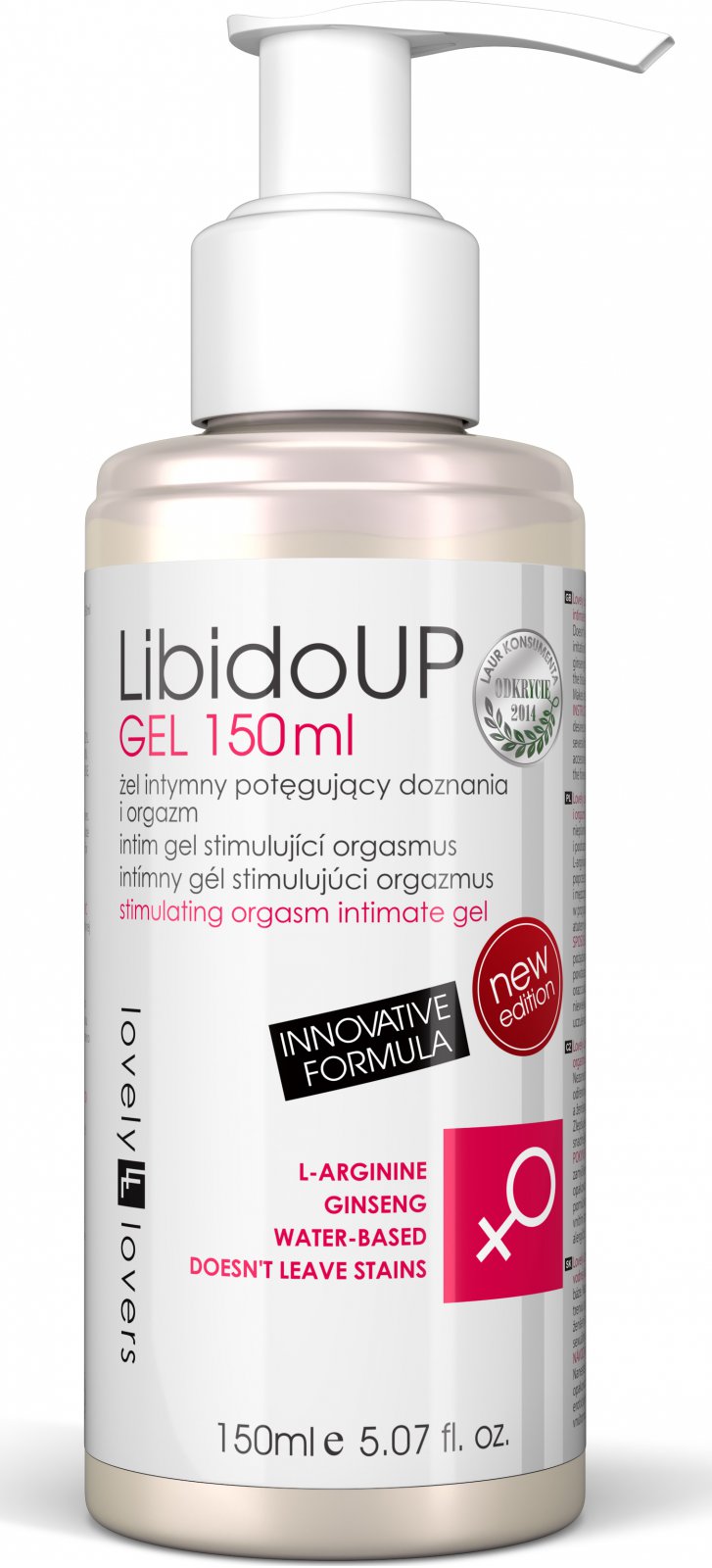 LibidoUP GEL 150ml pro snazší dosažení orgasmu