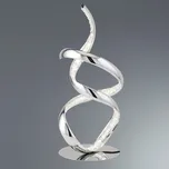 Searchlight EU9218CC LED stolní svítidlo Twirl 1x13W | 587 lm | 4000K - chrom + Trio 983-3400 3x LED žárovka TROPFEN 1x4W | E14 | 470lm | 3000K