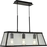 Searchlight 4613-3BK VOYAGER závěsné svítidlo E27 3x10W + Sada inteligentní žárovky E14 s dálkovým ovladačem - RGB, WiZ