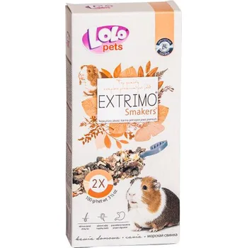 Krmivo pro hlodavce Lolo Pets EXTRIMO SMAKERS tyčinky pro morčata 2ks/100 g