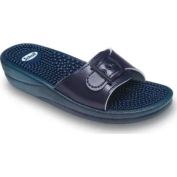 Dámské pantofle Scholl Fitness New Massage tmavě modré