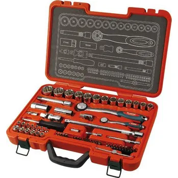 Gola sada EXTOL klíče nástrčné, sada 67ks, 1/4", 1/2", CrV, EXTOL PREMIUM (8818315)