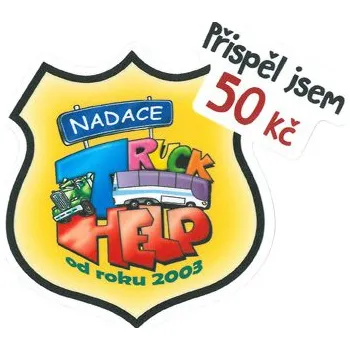 Samolepka Truck HELP 50