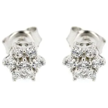 Náušnice Zlatnictví U Kostela Dámské stříbrné náušnice kytičky MDD011634 298001219