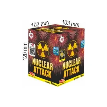 Zábavní pyrotechnika Nuclear attack kompakt 16 ran