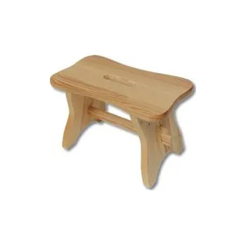 Stolička Melva masiv v25 cm (Barva dřeva: Olše)