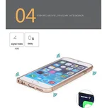 Ultratenký hliníkový bumper iPhone 6 Plus - zlatý