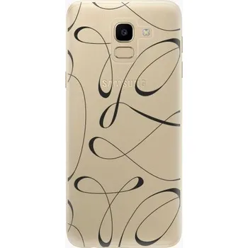 Pouzdro na mobilní telefon iSaprio Fancy black pro Samsung Galaxy J6