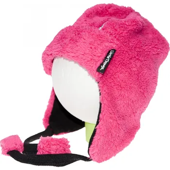 Čepice růžová chlupatá ušanka