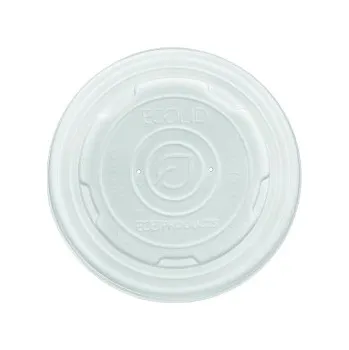 Jednorázové nádobí Víčko bílé na misku BIO WorldArt 235ml / 50ks