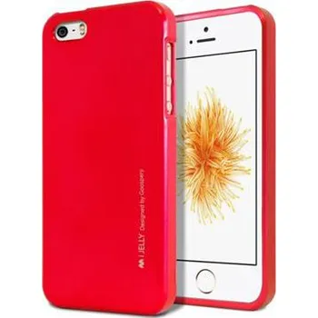 Pouzdro na mobilní telefon Mercury iJELLY Metal pro Apple iPhone 7/8 červené