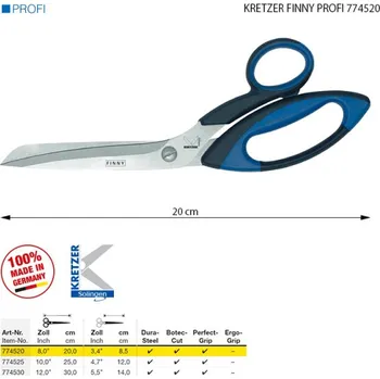 Krejčovské nůžky Nůžky KRETZER FINNY PROFI 774520