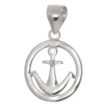 Přívěsek Stříbrný přívěšek kotva AGH80DF