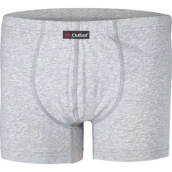 Pánské spodní prádlo BARIDI wear Boxerky pánské tenké plochý šev Outlast® - šedý melír Velikost oblečení: XXL