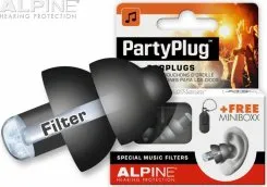 Špunt do uší Alpine PartyPlug Black -19 dB