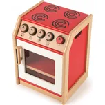 Tidlo Dřevěný sporák červený