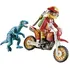 Stavebnice Playmobil Playmobil 9431 Motorka s velociraptorem