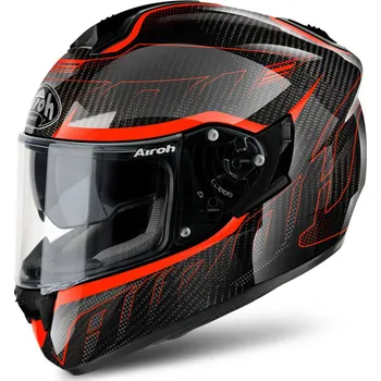Helma na motorku Airoh ST 701 Shade černá/oranžová
