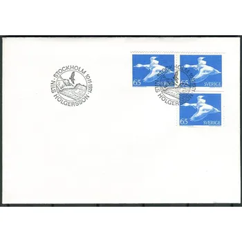 Poštovní známka Švédská pošta (1971) FDC 733 - Švédsko - Nils Holgersson