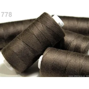 Nit Nitě riflové 200m 35x3 barva 778 - hnědá tmavá