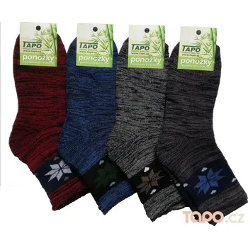 Dámské ponožky Ponožky melír froté, velikost 23-25/35-38, mix