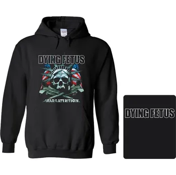 Pánská mikina mikina s kapucí Dying Fetus War Of Attrition