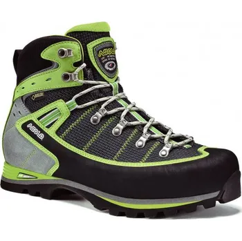 Pánská treková obuv Recenze Asolo Shiraz GV MM Black/Green Lime