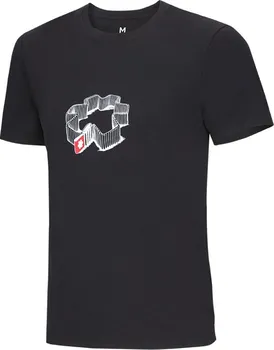 Pánské tričko Ocun Logo Sling Tee Vulcan Black M