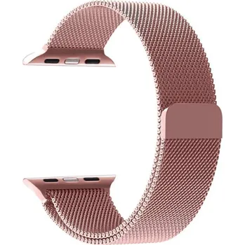 eses Milánský tah pro Apple Watch - Růžový 42mm, 44mm, 45mm, 49mm