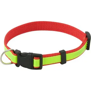 Obleček pro psa Reflexní obojek - červený AB reflex 30-48cm